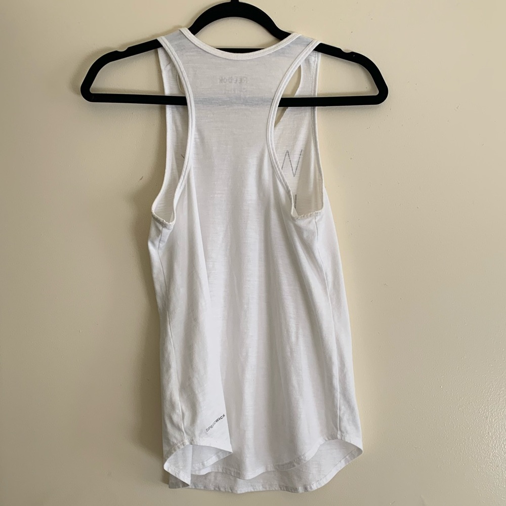 White Reebok Workout Tank - Picture 2 of 4